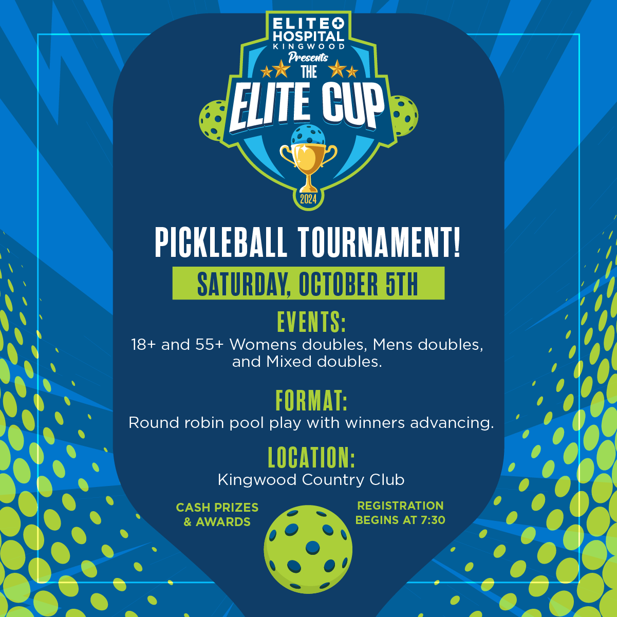 The Elite Cup Pickleball Tournament 2024