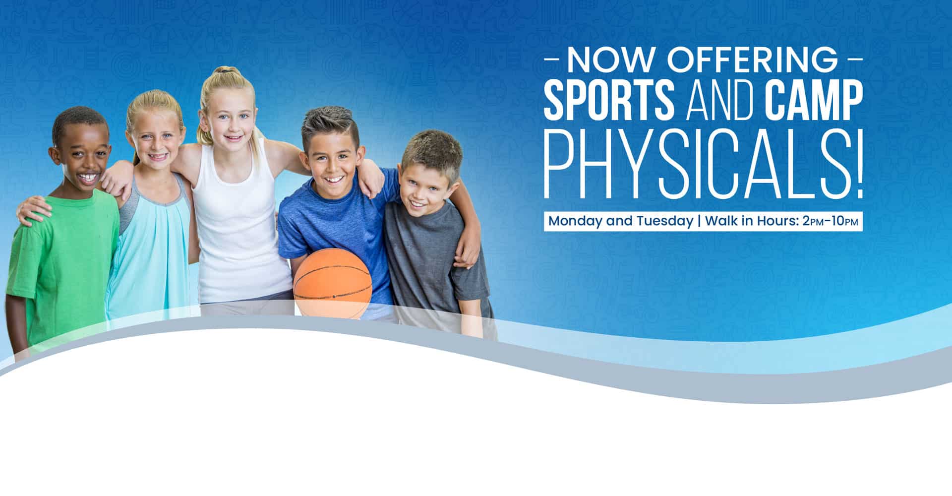Now Offering Sports and Camp Physicals
